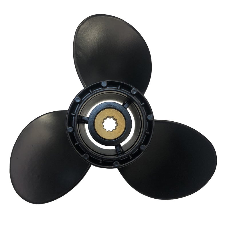 COPKINGO Boat Aluminum Alloy Propeller 9-1/4" x 9" for Suzuki Outboard DT DF 9.9HP 15HP 20HP Motor Engine 58100-93723-019 9.25x9 - Image 4